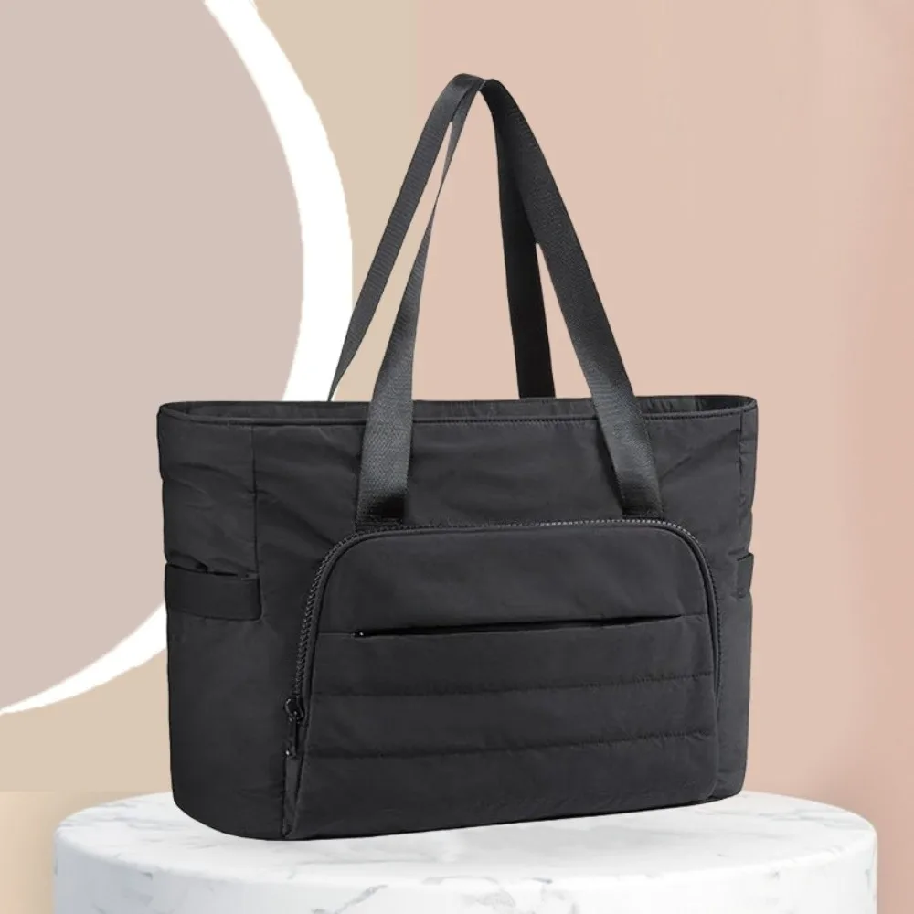 

Trendy Large Capacity Yoga Tote Bag Storage Bag Portable Cloth Shoulder Bag Fashion Leisure Women's Handbags Sports