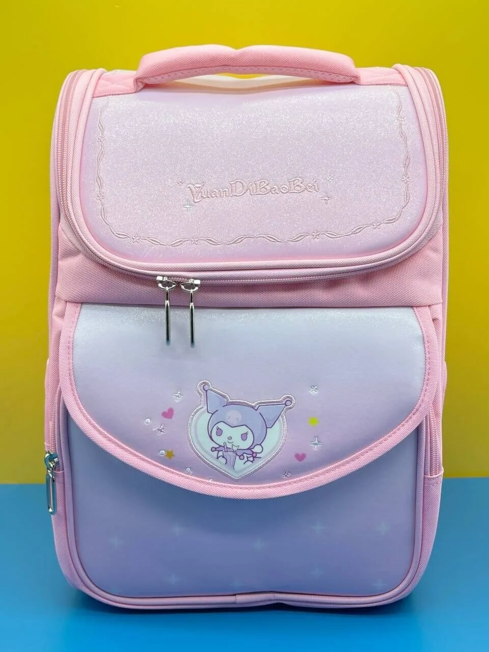 Sanrioed Kuromi Melody Cinnamoroll Hello Kitty Children Backpack Cute Schoolbag Student Cartoon Large Capacity Shoulder Bag Gift