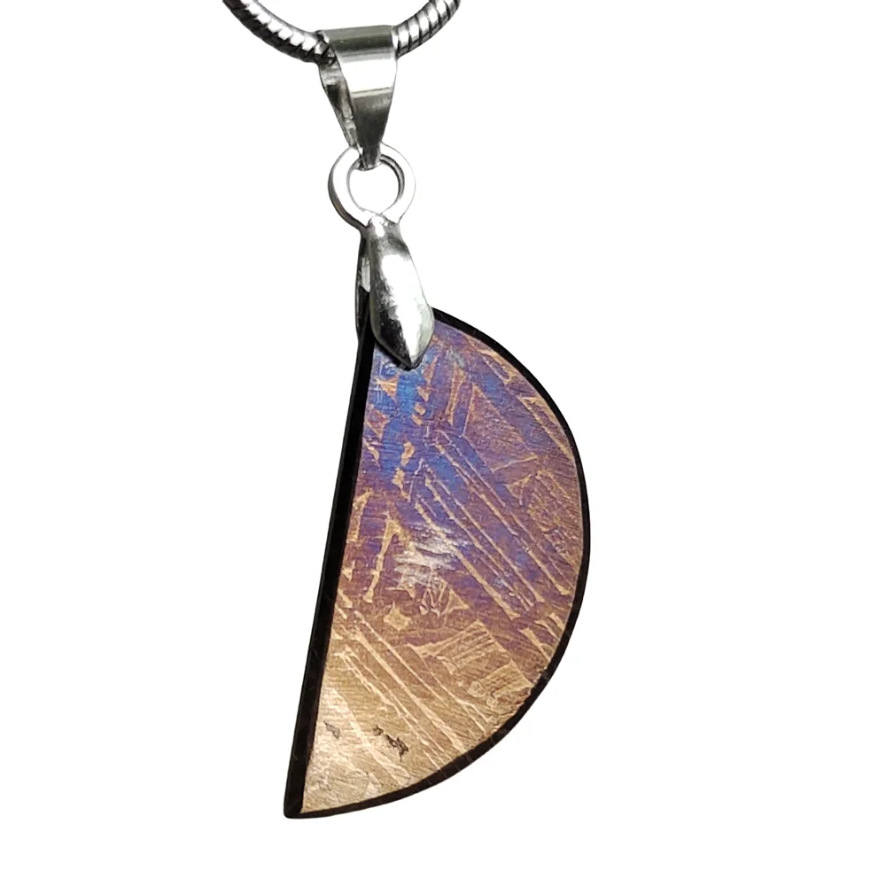 

Muonionalusta Iron Meteorite Pendant Natural Iron Meteorite Pendant Iron Meteorite Specimen Amulet Collection - TD162