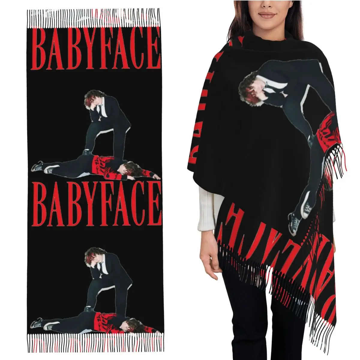 

Artio Scarf Tassel Scarves for Women Soft Warm Shawls and Wraps Long Fall Winter Shawl Wrap