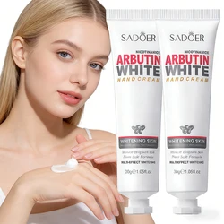 1/2pcs SADOER Niacinamide Arbutin Hand Cream Moisturizing Non Greasy Nourishing Anti Dry Crack Hydrating Hands Skin Care
