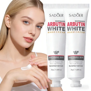 1/2pcs SADOER Niacinamide Arbutin Hand Cream Moisturizing Non Greasy Nourishing Anti Dry…