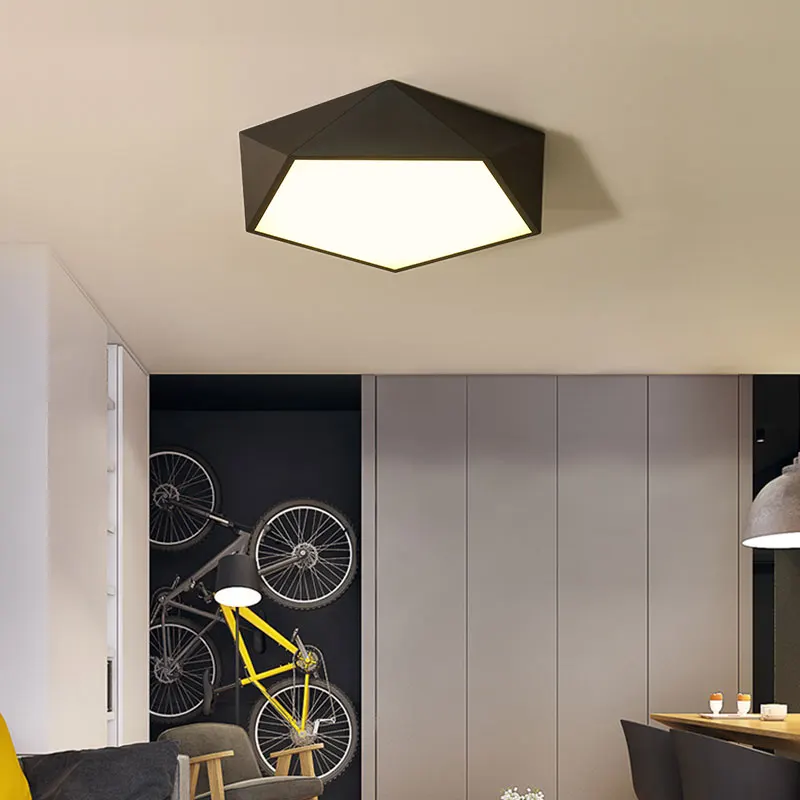 Modern LED Round Ceiling Lights Remote Control   lamps Surface Mounted fixture for Living Room Home Indoor decorative