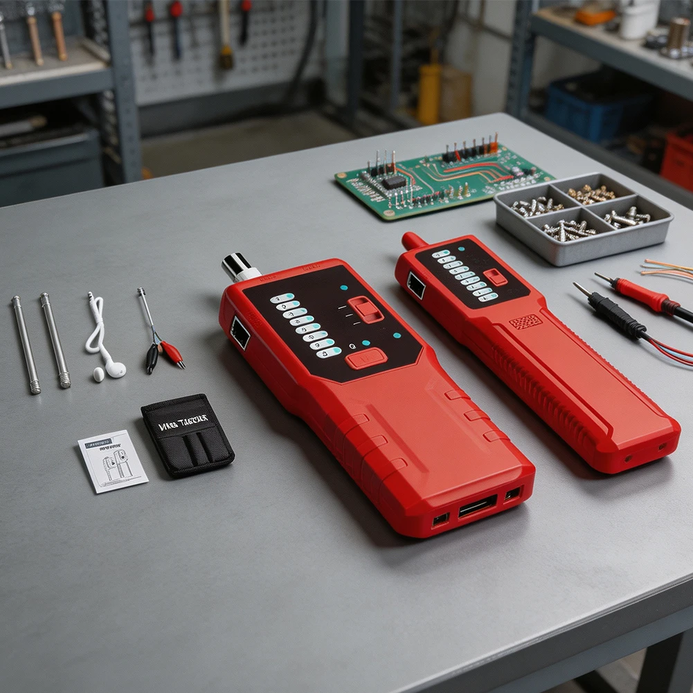 GD601 Cable Verification Tool for RJ45 RJ11 BNC Lines with Accurate Break and Short Location on Non Live Circuits