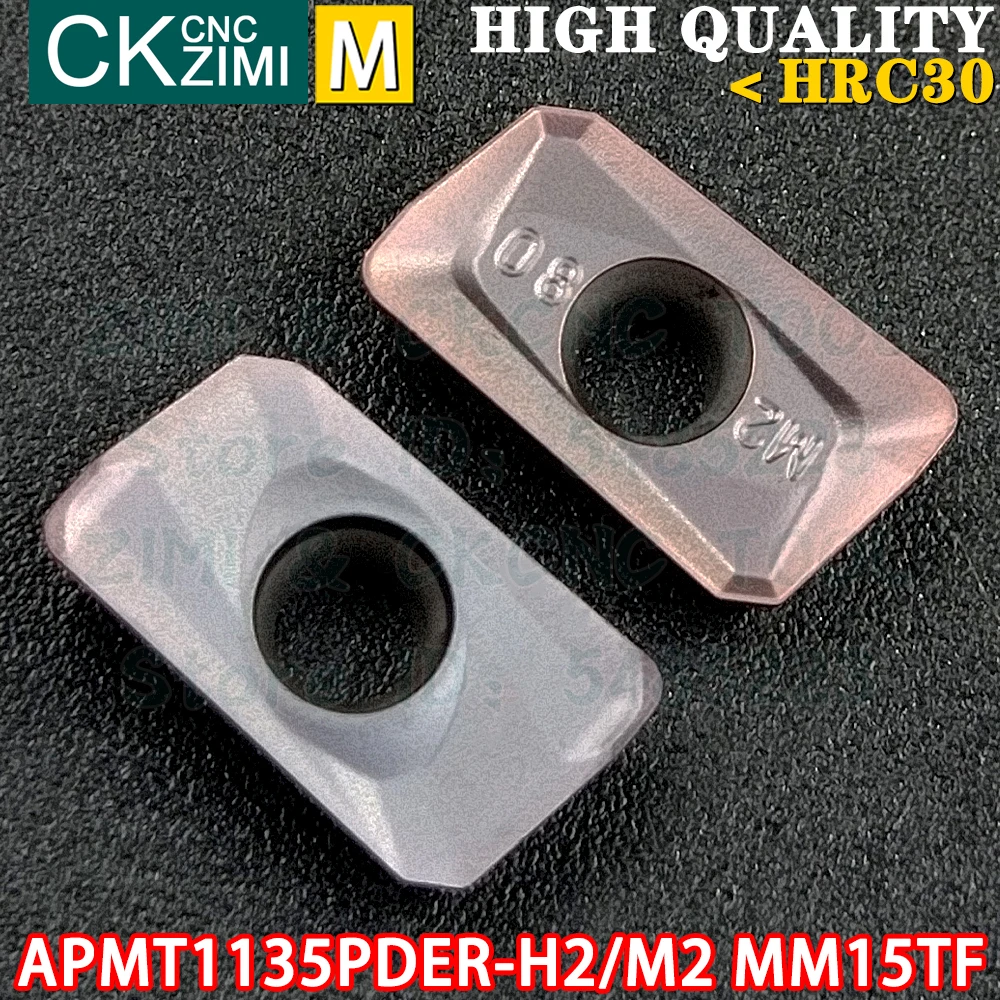 APMT1135PDER-H2 MM15TF APMT1135PDER-M2 MM15TF Carbide Insert Shoulder milling Insert Tools APMT CNC lathe indexable Cutting tool