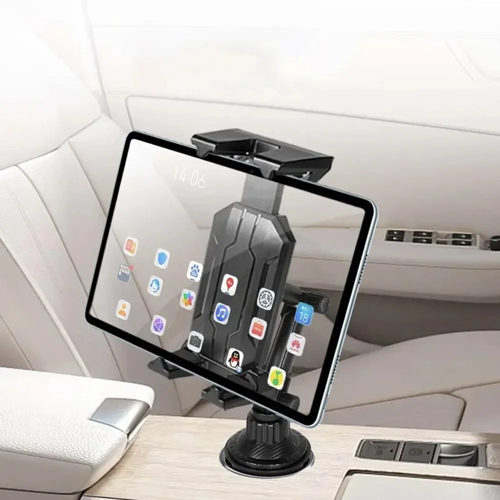 Universal Car Cup Phone Holder Tablet Stand Cellphone Mount Adjustable for Ipad Pro Air Mini iPhone 14 13 12 MAX Huawei Samsung