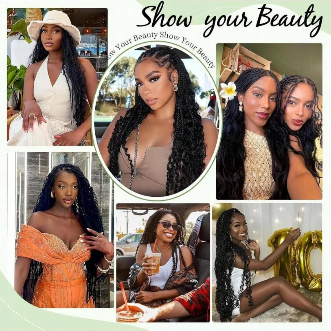 Smiegirl Curly Wave Human Brai - Water Wave Bulk Human Hair For Braiding ulasan dan harga