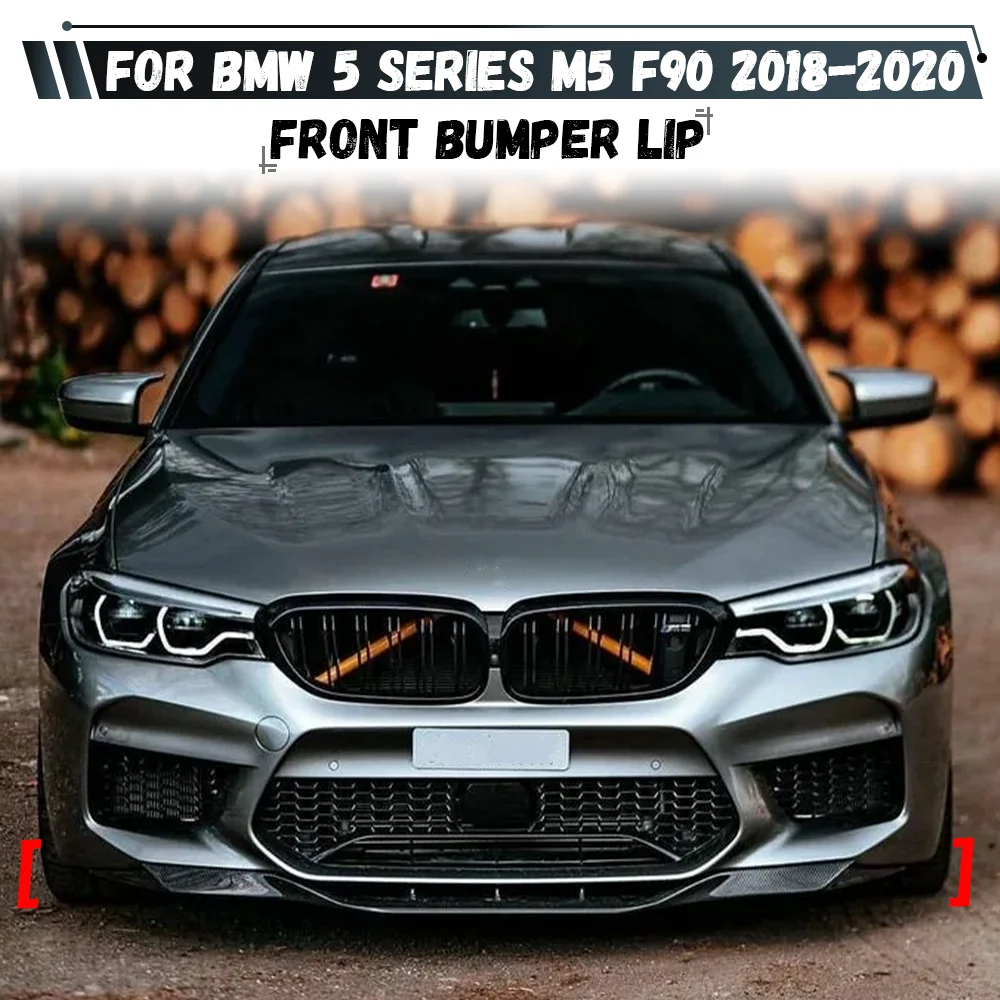 

Для BMW 5 серии M5 F90 2018 2019 2020 передний бампер сплиттер спойлер для украшения кузова комплект модификации