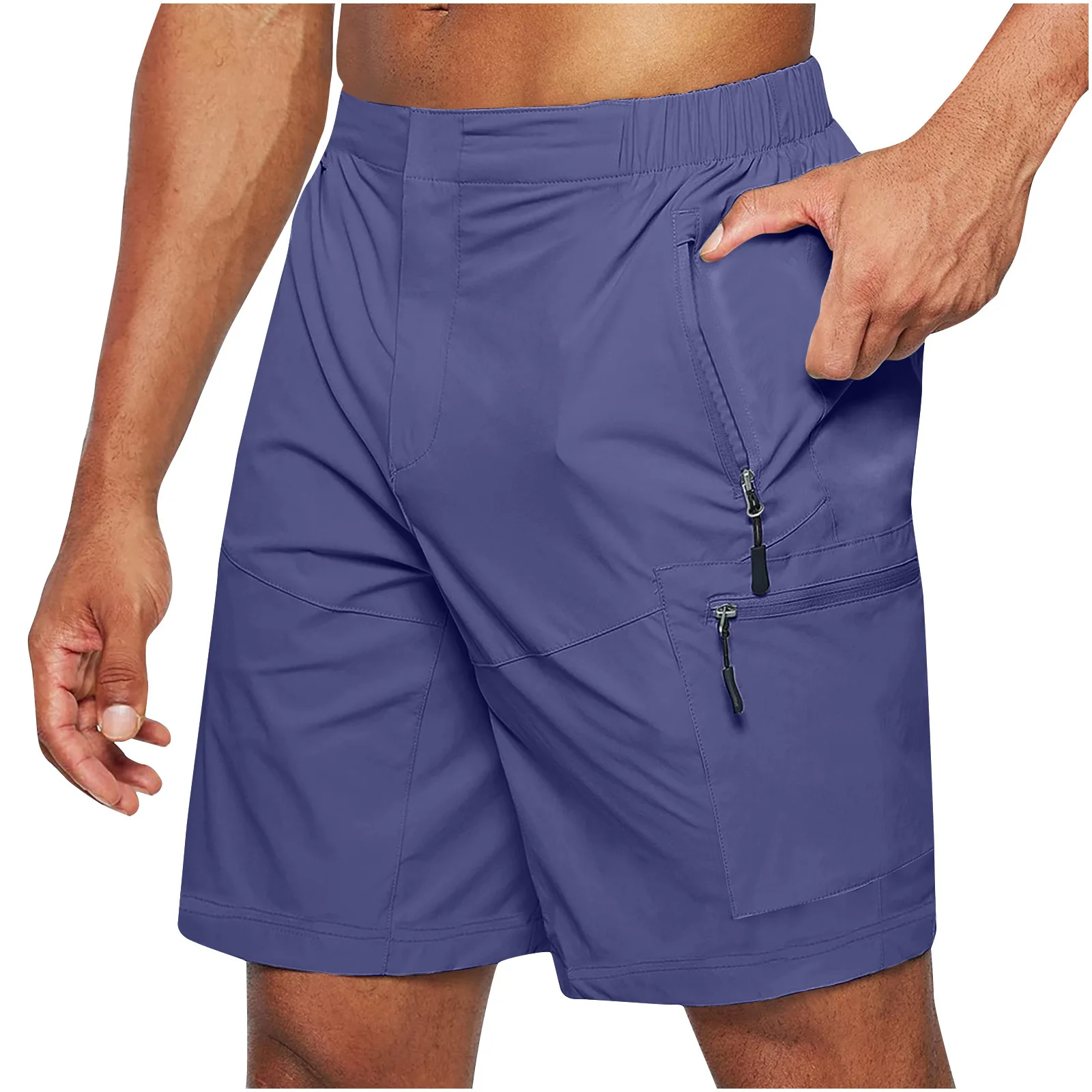 Men's tooling Shorts Large Size Zipper Shorts Multi-pocket Mobile Phone Men's Shorts