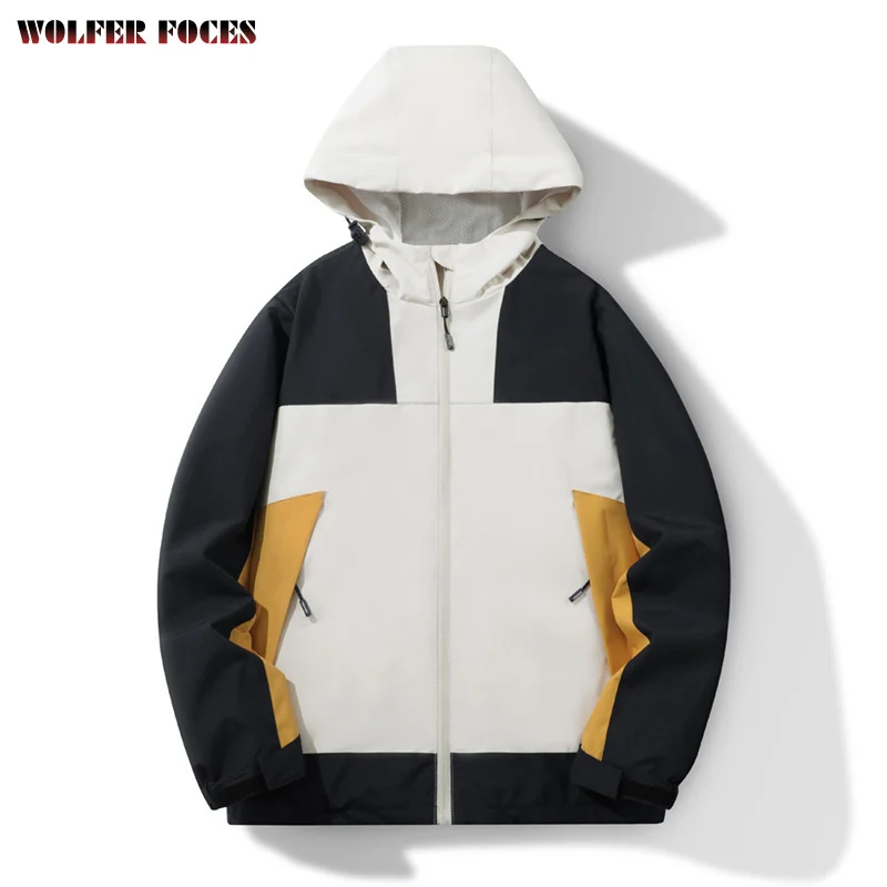 Men's Winter Overcoat Hooded Jackets Sweatshirt With Zipper Techwear Man Cold Style Clothing Cardigan Male Down Light Mens Coats