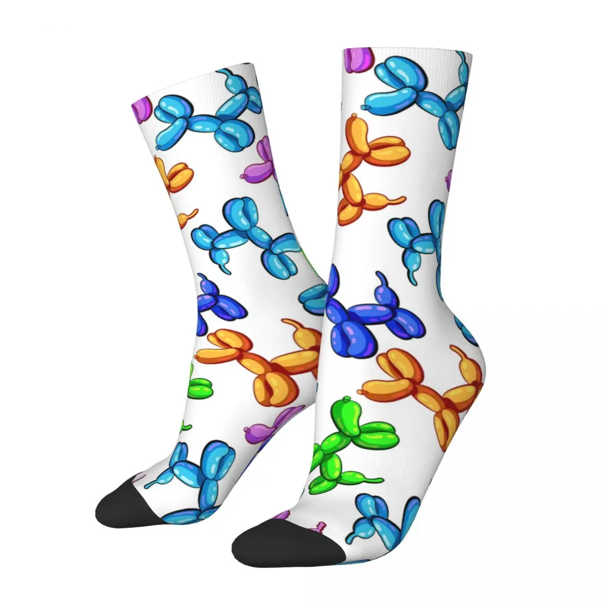 Balloon Dog Socks Winter Colorful Art Stockings Trendy Couple Comfortable Socks Design Outdoor Anti Skid Socks