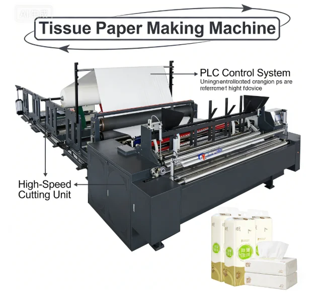 YG Customized New Design High Speed Toilet Paper Tissue Making Machinery Price For Sell