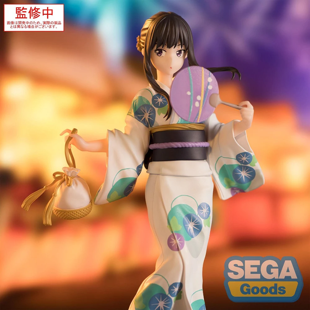 Em estoque original genuíno sega luminasta lycoris inoue takina nishikigi chisato (ukata de omatsuri) figura brinquedos colecionáveis
