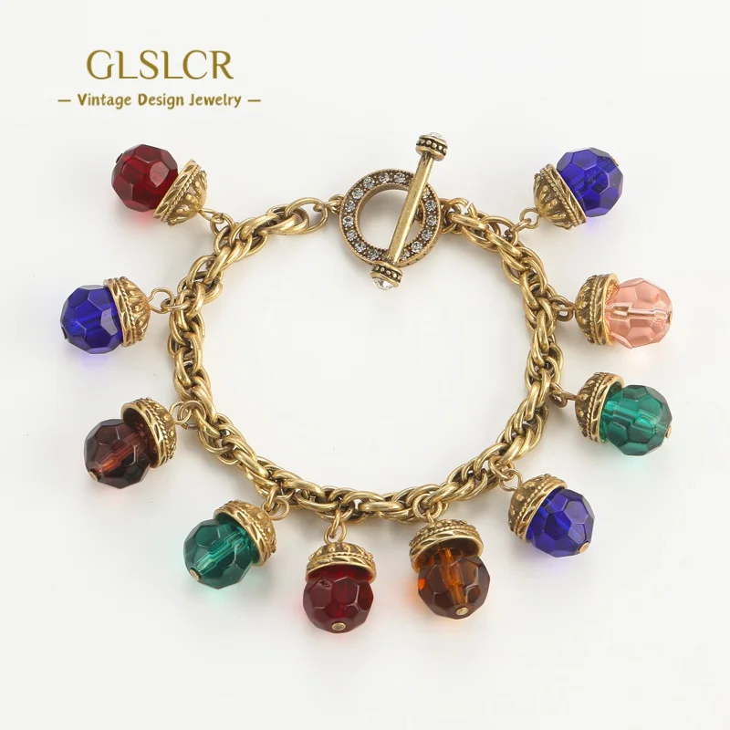 Vintage Colorful Gl…