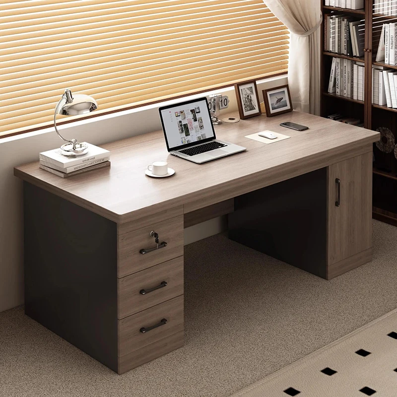 โต๊ะทำงานดีไซน์ประหยัดพื้นที่ สำหรับห้องนอน หรูหรา มีลิ้นชัก โต๊ะทำงานทันสมัย โต๊ะประชุม สไตล์มินิมอล เฟอร์นิเจอร์ทันสมัย