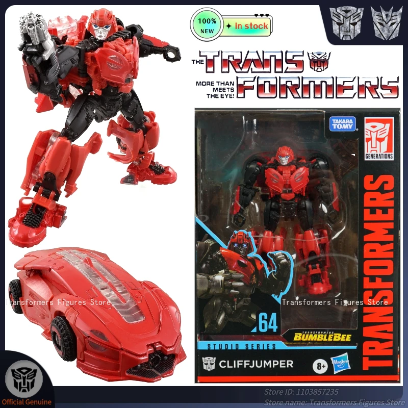 Oryginalny, nowy robot-transformer, seria Studio SS-64 Cliffjumper, figurka akcji z filmu G1, model anime, popularny prezent