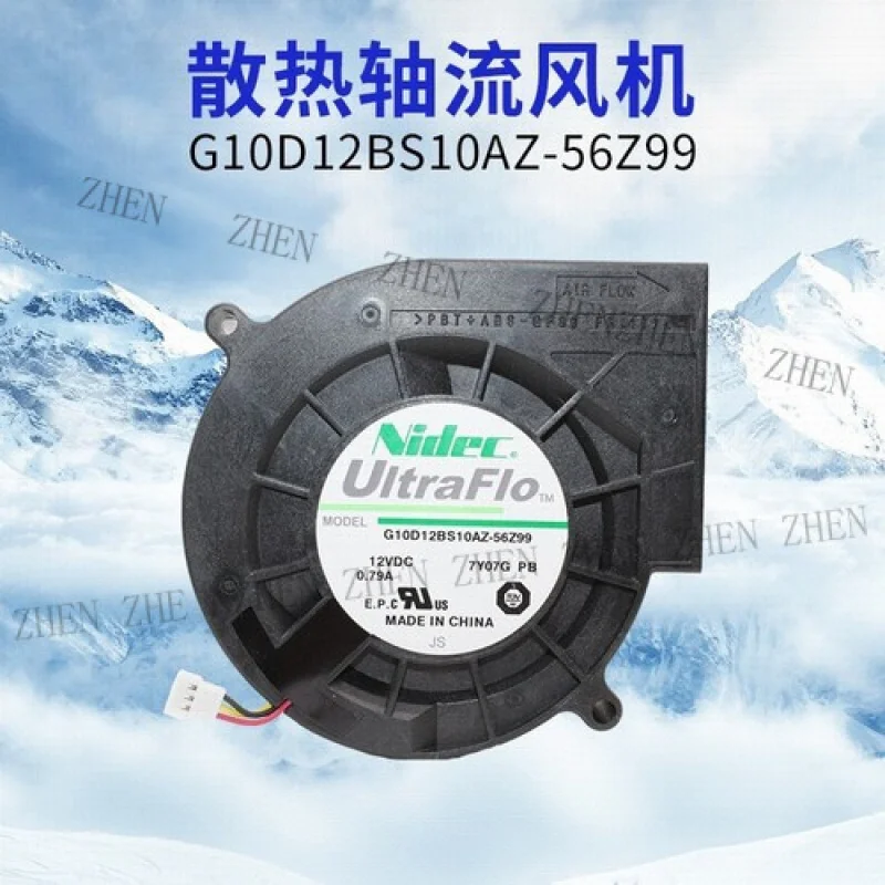 

Y for 9733 G10D12BS10AZ-56Z99 12V 0.79A 9CM High Air Volume Turbo Blower