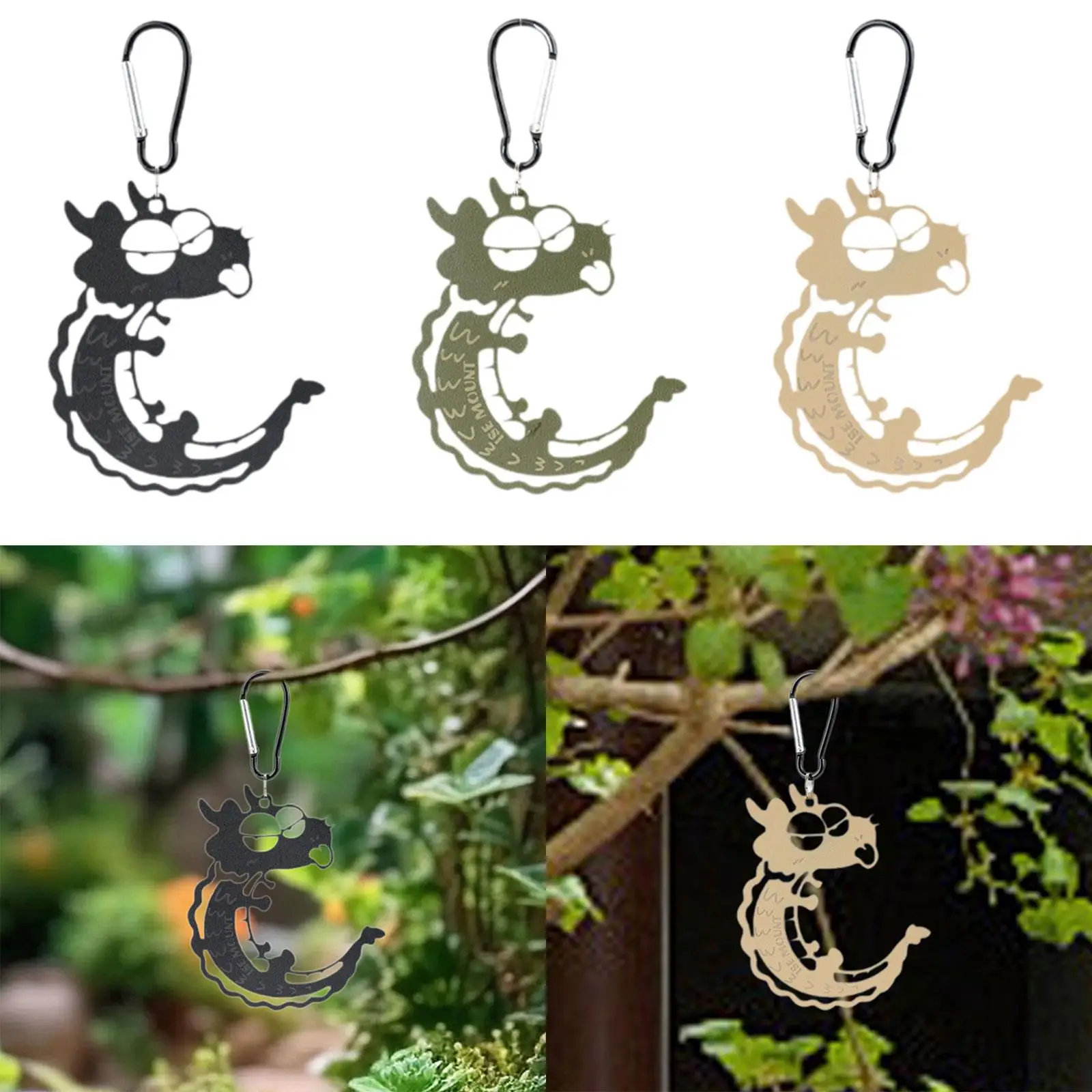 Iron Dragon Räucherstäbchenhalter, Räucherspulenhalter für den Außenbereich, Grill, Hinterhof