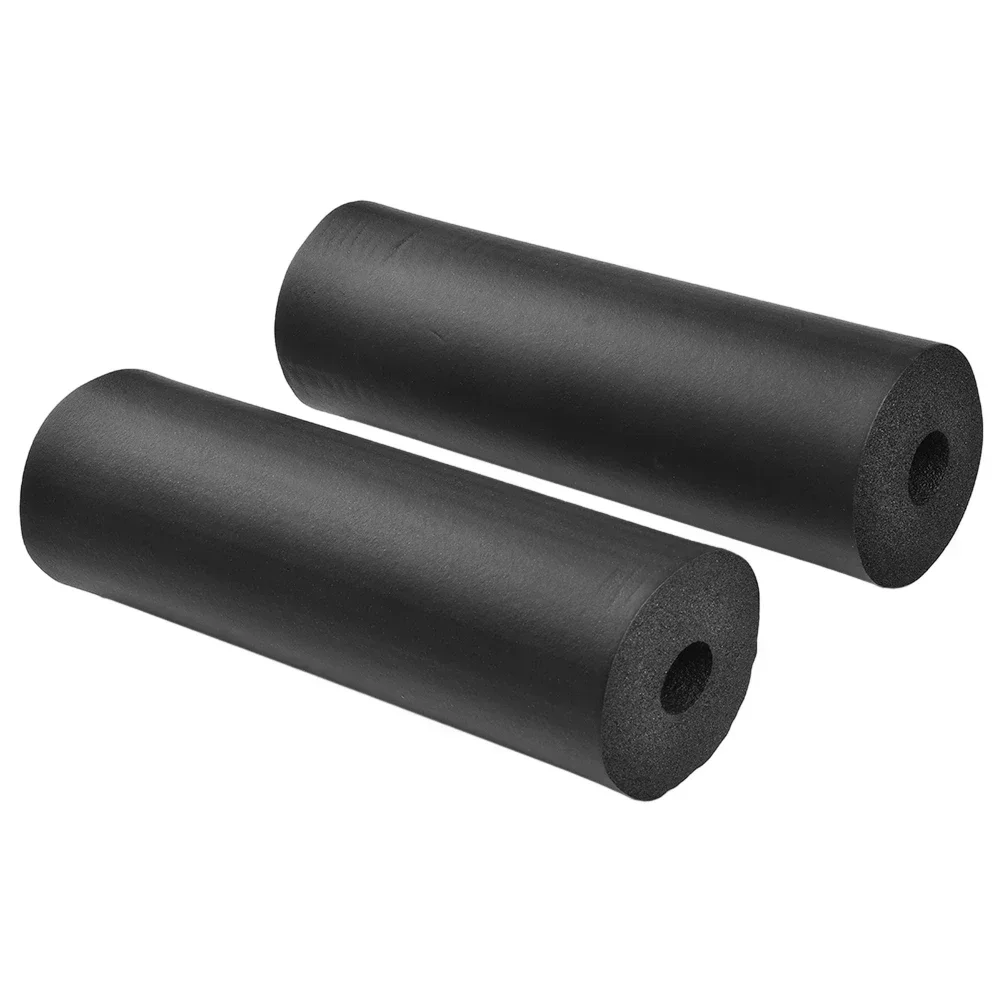 2PCS Foot Foam Pads Black Foam Rollers Replacement For Leg Extension For Weight Bench Gym Exercise Foam Pads Rollers