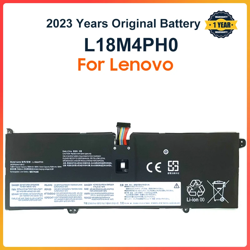 Imagem -02 - Bateria do Portátil para Lenovo Yoga C940 C94014iil 81q9 Série L18m4ph0 L18c4ph0 5b10t11585 5b10w67374 5b10t11586 60wh 60wh