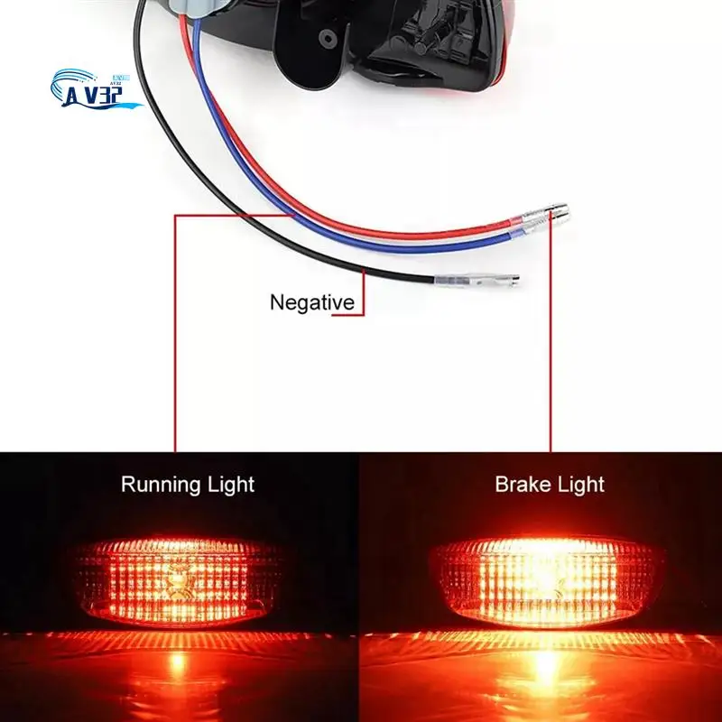 

AV32-For Suzuki LTA500F Vinson 500 4X4 Auto 2002-2007 ATV UTV Rear Brake Tail Light