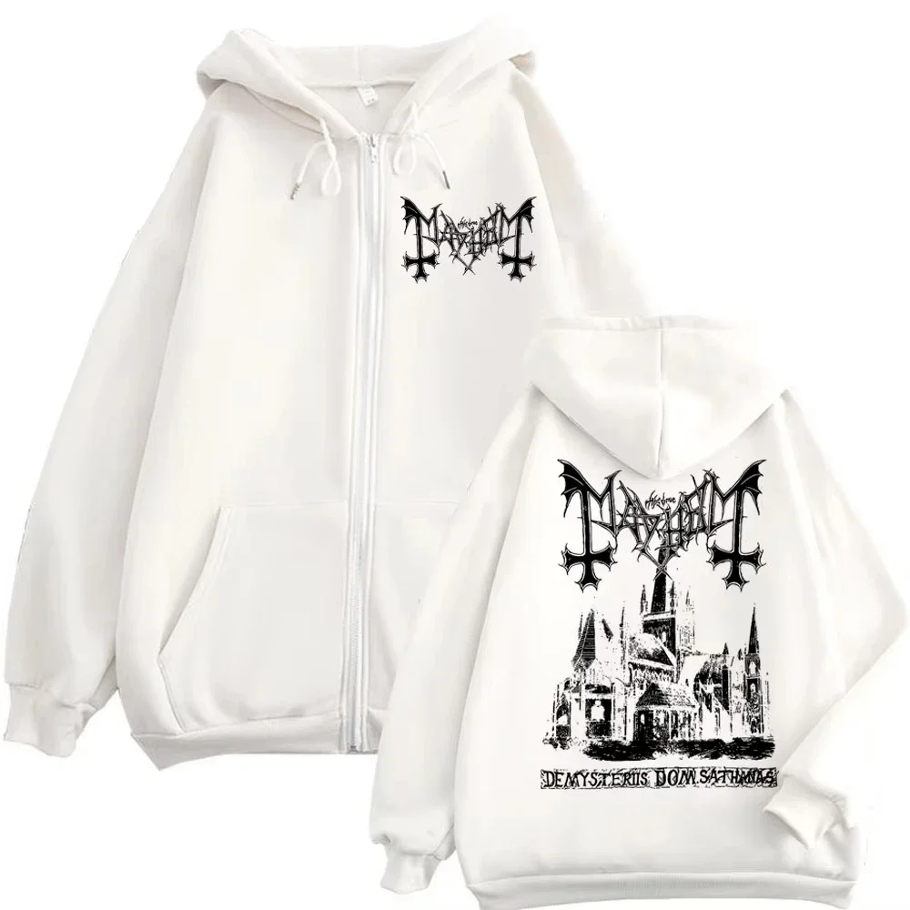 محدودة الفوضى دي Mysteriis Dom Sathanas Merch سستة هوديس الموت الأسود المعادن روك باند زمم البلوز الرجال النساء الشارع الشهير