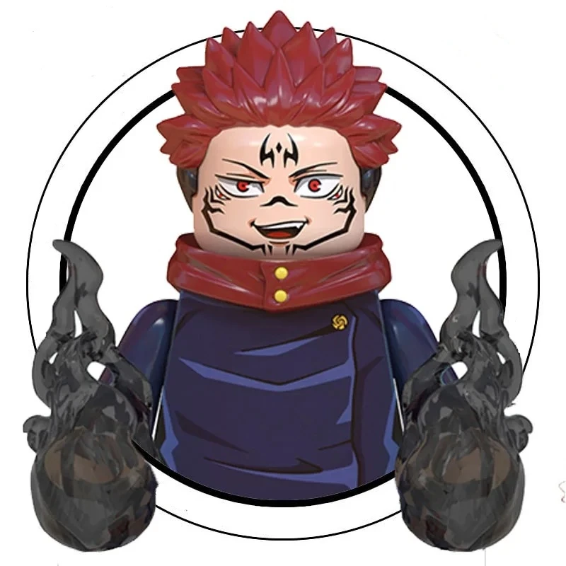 Blind Box WM6201 WM6202 WM6139 WM6140 Jujutsu Kaisen Bouwstenen Mini Action Figure Itadori Yuji Gojo Satoru Ryomen Gift en Y