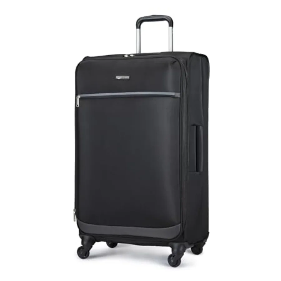 

28" Softside Expandable Suitcase with 360-Degree Multi-directional Spinner Wheels, Expandable Capacity, Zippered Pockets, Teles