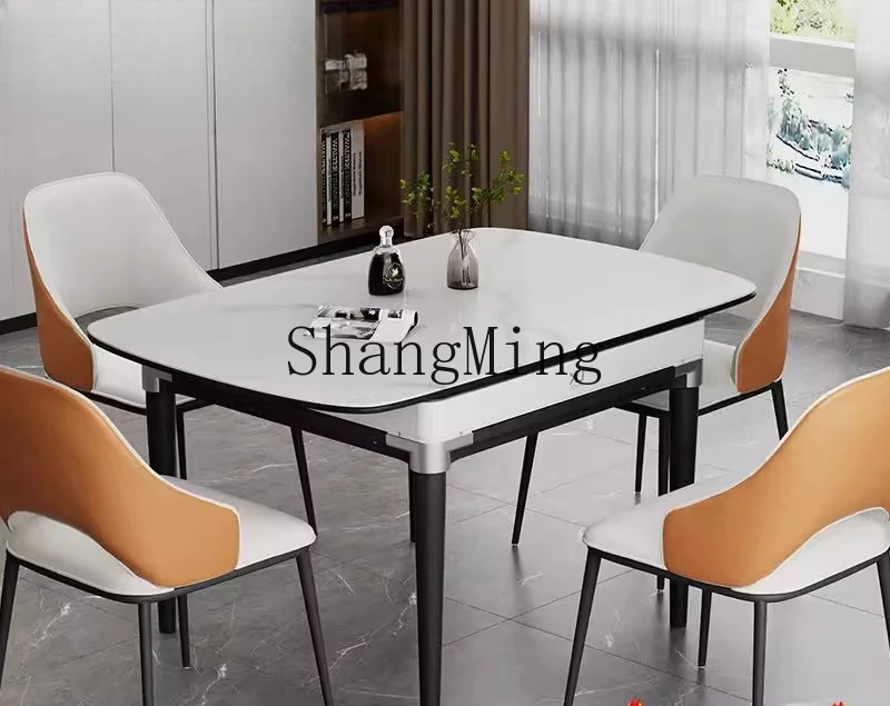 

CL New Chinese Solid Mahjong Machine Fully Automatic Household Table Simple Dining Table Dual-purpose Mute Machine Hemp