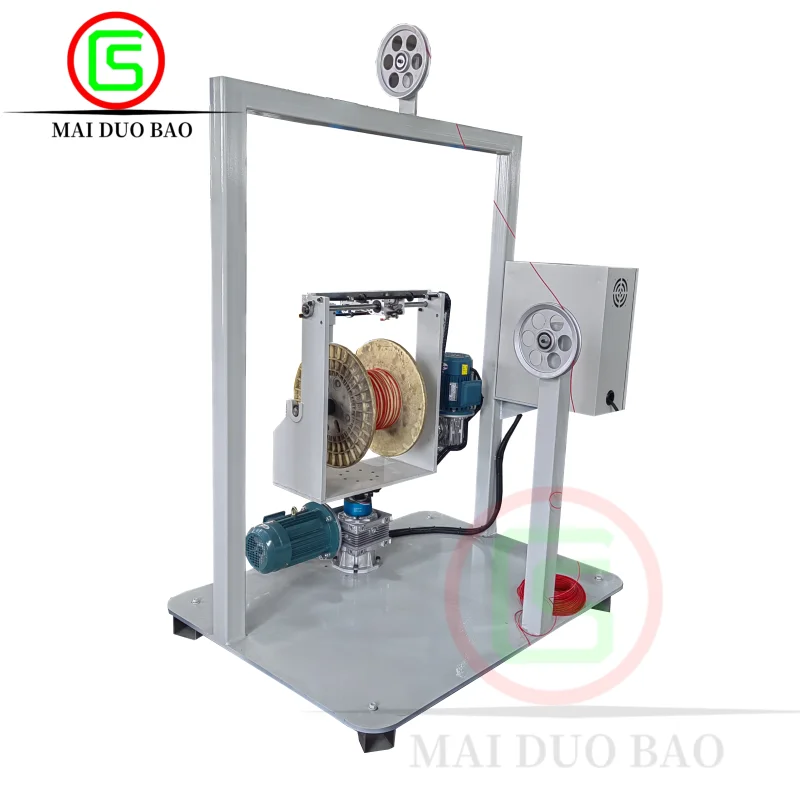 Fully Automatic Take up Machine for Cable Winding Features Retracting Torque While Reeling