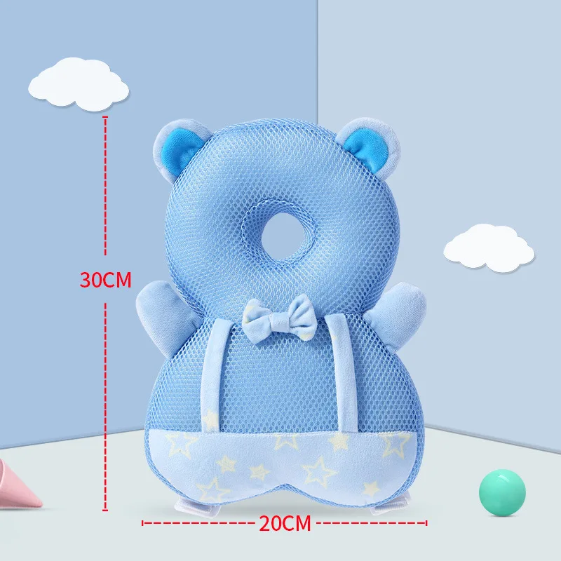 Baby Head Protection Pillow Anti-fall Pillow Soft PP Cotton Toddler Protective Cushion for Learning Walk Sit Head Protector Safe