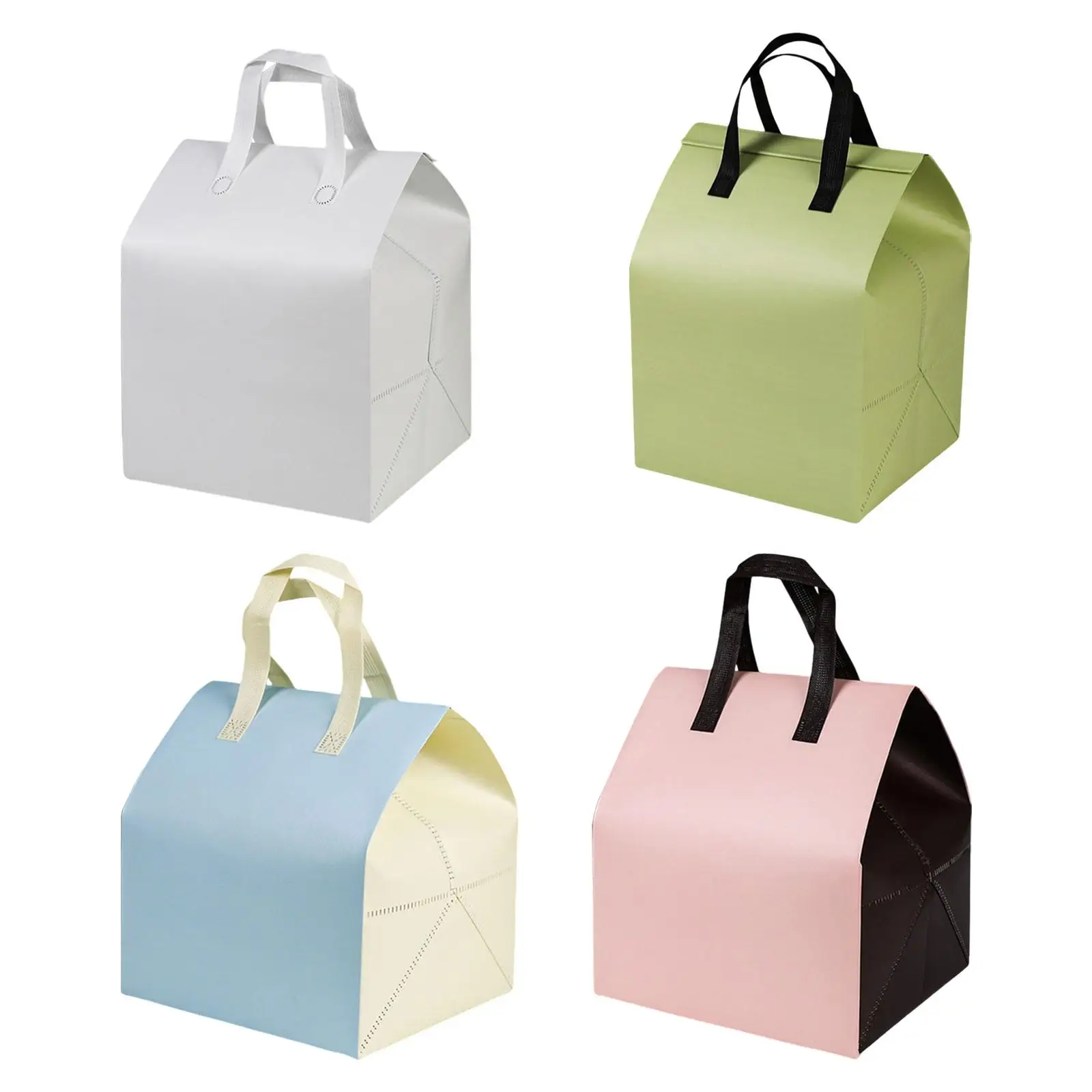 Disposable Insulation Bag Pizza Milk Tea Insulated Bag Coffee Grocery Tote Cake Insulation Bag for Hot Cold Food Delivery Food