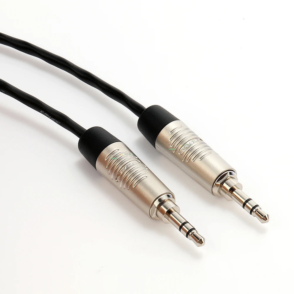 REAN Schwarze Hülle Vergoldeter/Versilberter Schweißstecker RTP3C-B Kleiner 3-Poliger 3,5mm Stereo-Kopfhörer Audio-Verstärker Geräteanschluss – Detail 19