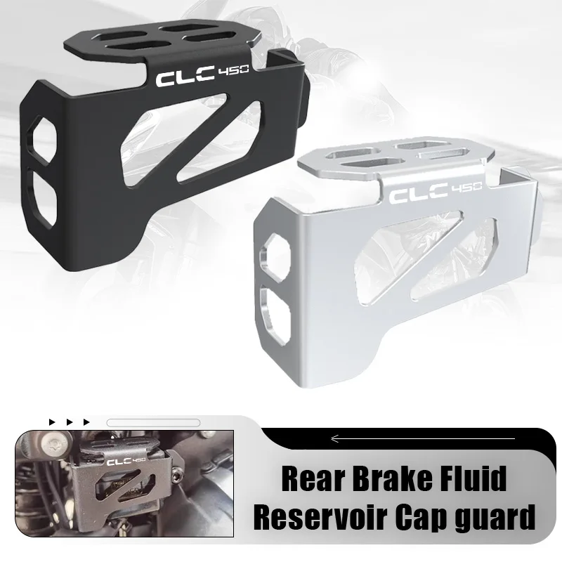 

For CFMOTO CLC 450 Bobber 450CL-C 450CLC clc450 2023 2024 2025 Motorcycle CNC Aluminum Rear Brake Fluid Reservoir Guard Cover