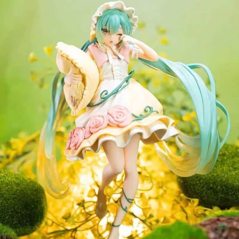 New Anime Miku Cute Kawaii Virtual Singer Miku Manga Statue Figurines Pvc Action Figure 15~25cm