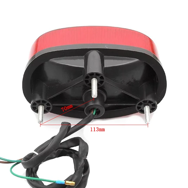 12V Motorbike Taillight Motorcycle Rear Tail Light Brake Light For Yamaha Drag Star 400 DS 400 DS400 For Kawasaki ZR250 Balius