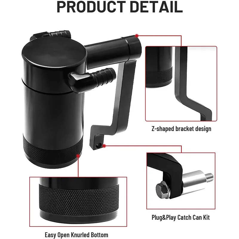Kit de lata de captura de aceite de palanquilla de 6,4 L, soporte HEMI Z de 5,7 para Dodge Charger Challen 11-21