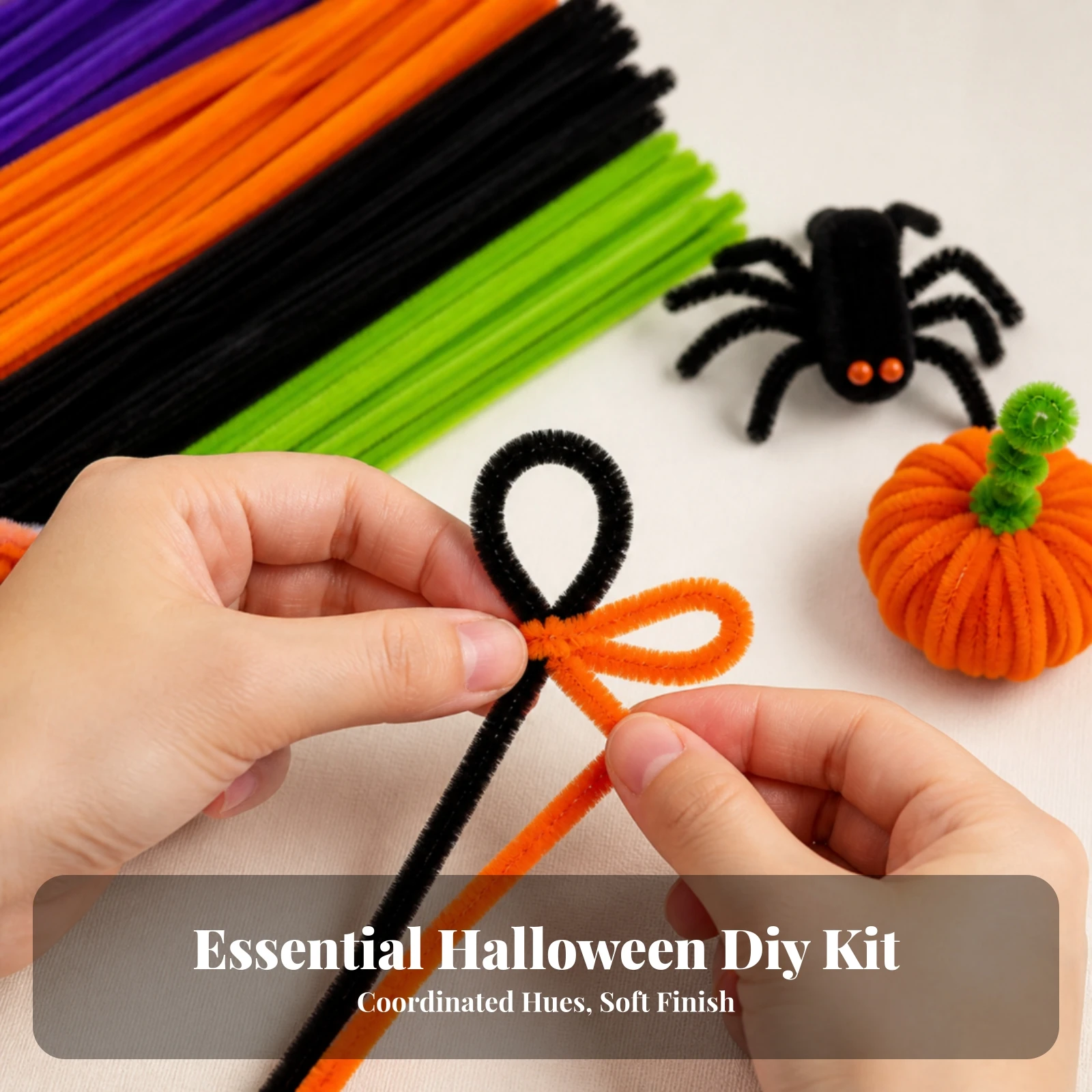 1800 Pieces Chenille Pipe Cleaners Soft Craft Pipe Cleaners Craft Fuzzy Sticks Twistable Delicate for Crafters, DIY Crafts