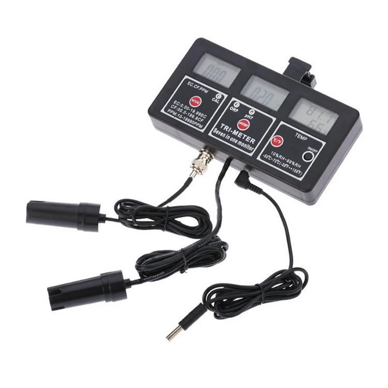 Monitor multifunción ORP TDS EC, prueba de temperatura CF, tanque de Acuario, minería, investigación médica, Ph, calidad del agua, 7 en 1 metros