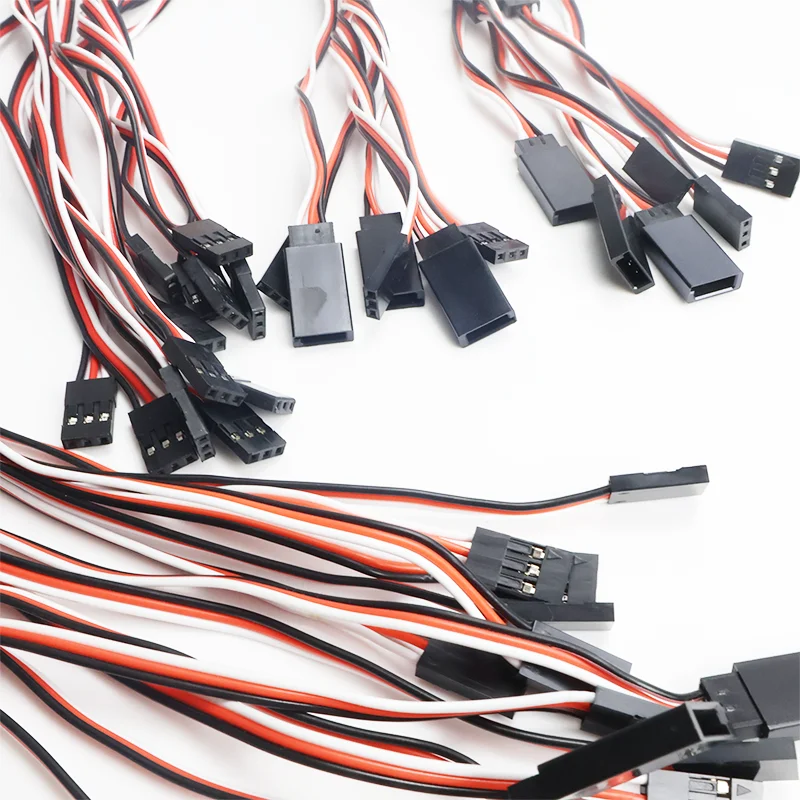 7 pz 100mm 150MM 200MM 300MM 500MM 600MM 900MM 1000MM Servo Cavo di Prolunga per Rc Elicottero Rc Drone Espandere