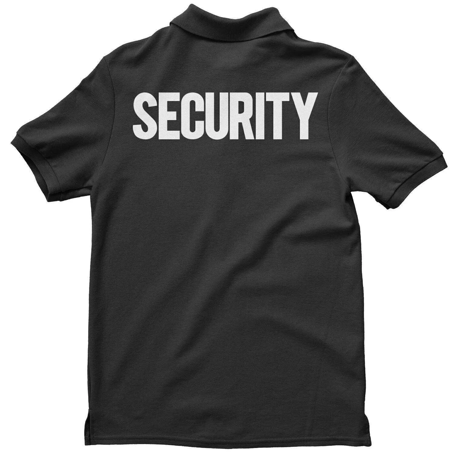 Herren-Sicherheits-Poloshirt mit Front- und Rückendruck, T-Shirt für Mitarbeiter-Veranstaltungen, Uniform aus NYC-Fabrik – Detail 3