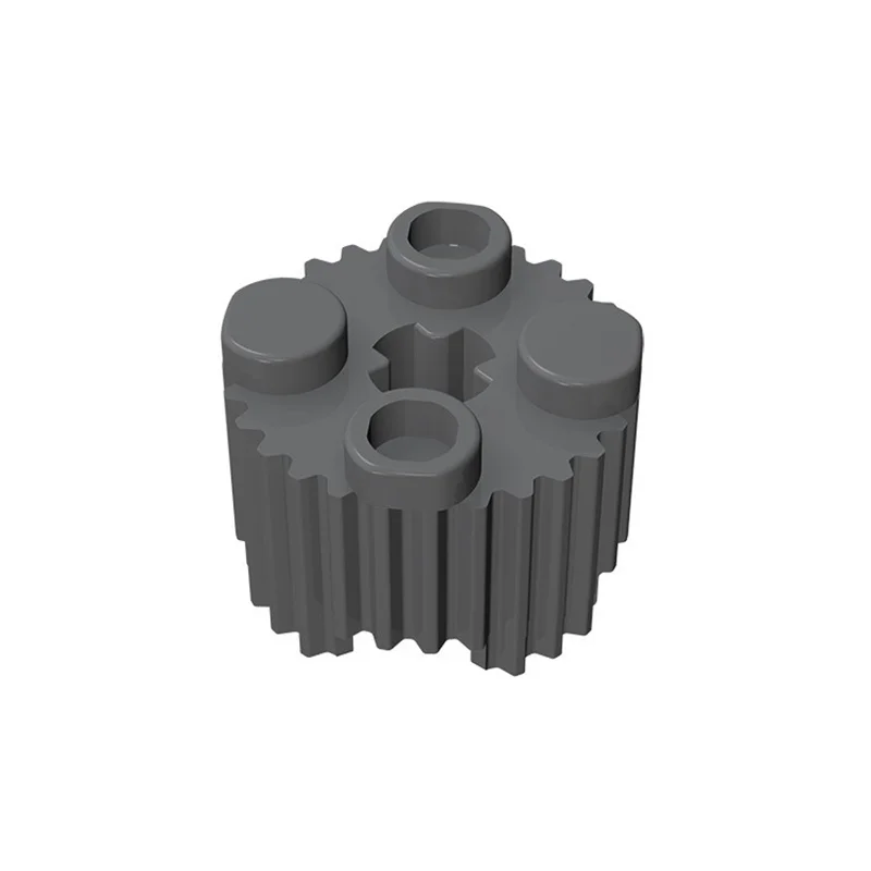 50 Stück 92947 Runde 2 x 2 Achsloch-Gittersteine, Sammlerstücke, Modulare GBC-Spielzeuge für technische MOC-DIY-Bausteine, kompatibel – Detail 3