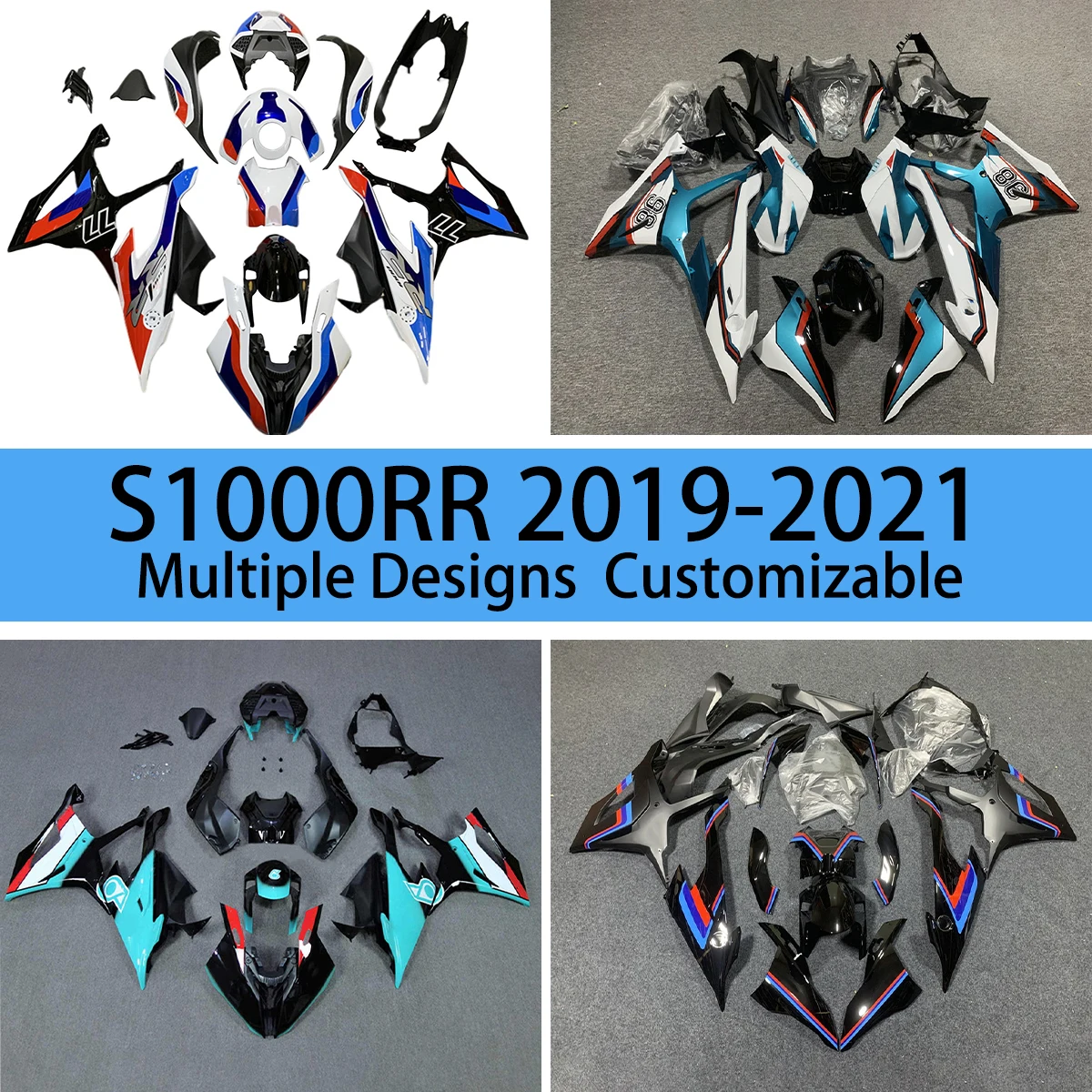 Dirt Bike Fairing Kit S 1000RR 2019 2020 2021 Motorcycle Fairings Set Bodywork Panel Fit for BMW S1000RR 19 20 21