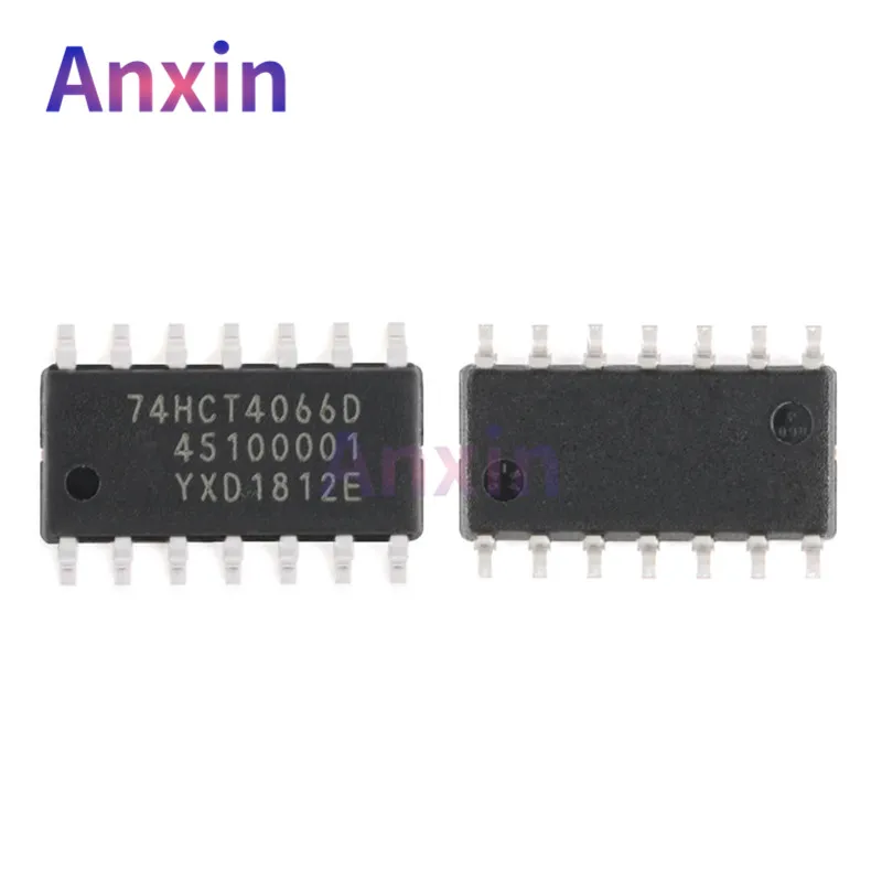 

10PCS 74HCT4066D 74HCT4066D,118 74HCT4066 SOP-14 Quad Bilateral Switches IC SMD Chip