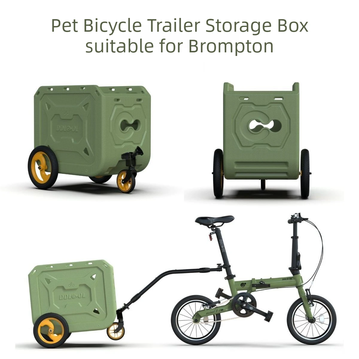 

Cat Dog Strollers Suitable for Brompton Bicycle Trailer Modified Parts Carts Carries Pet Bicycle Trailer Cycling Travel Outdoor