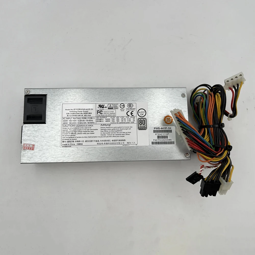 PWS-441P-1H تحويل التيار الكهربائي 480 واط 1U #3