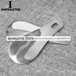 10cm Stainless Steel Easy Carry Small Shoehorn Metal Durable High Quality Portable Fashion Key Ring Shoe Horns Accessories