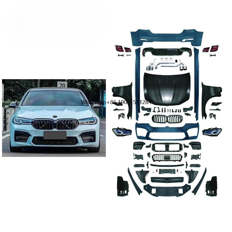 

SJC для серии F10 F18 Bodykit 2011-2017 Автоаксессуары Автозапчасти Bodykit Передний и задний бампер Обновление подтяжки лица