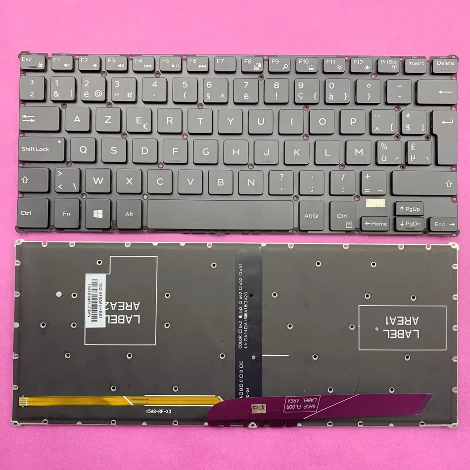 

Belgian backlit Keyboard For DELL latitude 11 5175 5179 vrnue 11 pro 5130 7130 Series Azerty BE Layout