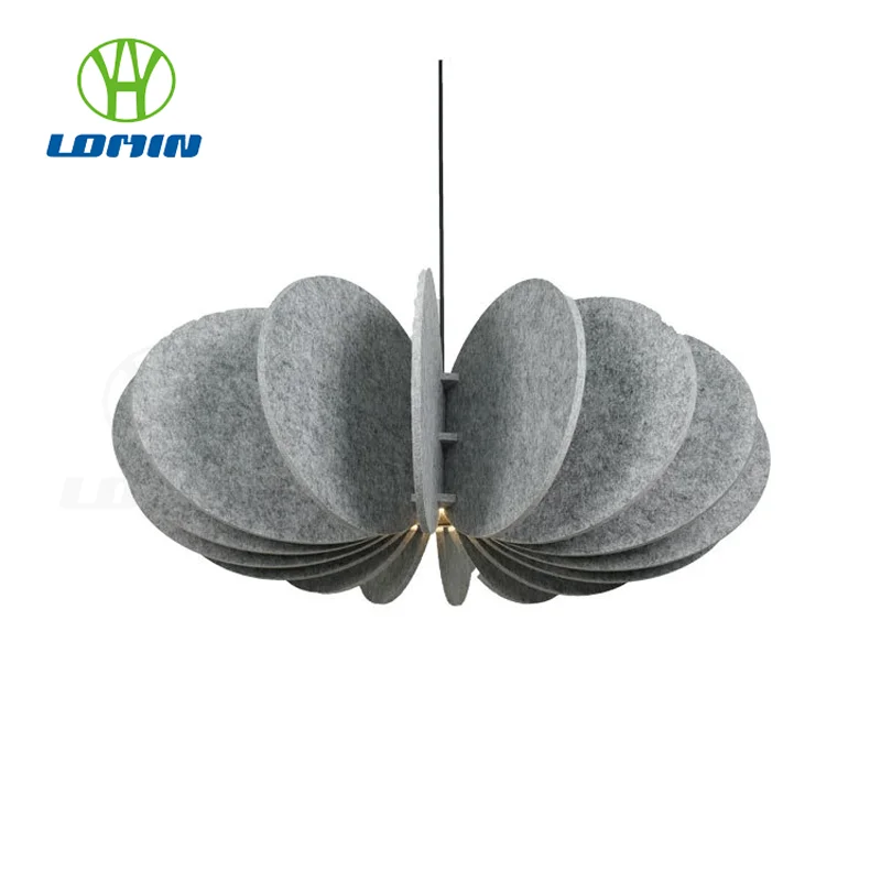 

Lomin Felt Cloth Pendant Lights Simple Creative Lamp Hotel Clothing Stores Villas Sound Absorption, Noise Reduction Lights